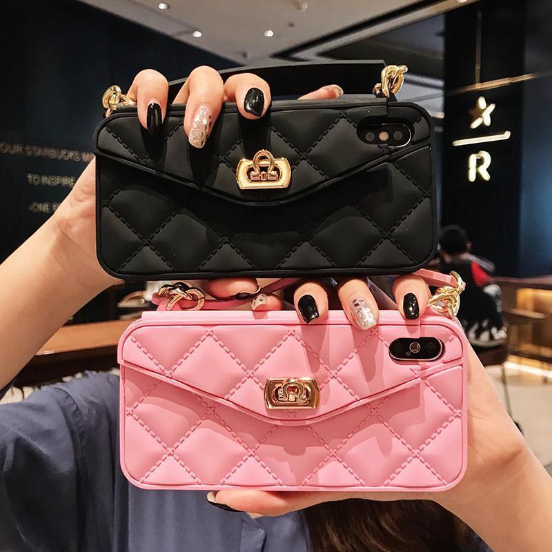 Chic Chain Strap Handbag Phone Case