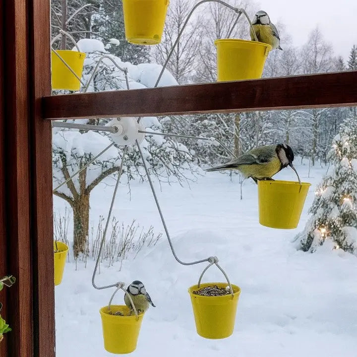 GardenGlow™ - Rotatable Bird Feeder Station for Stylish Gardens