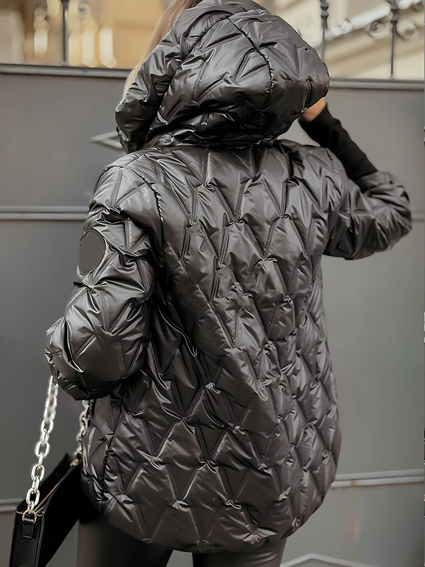 Cozy Patchwork Cotton Jacket for Layered Casual Style