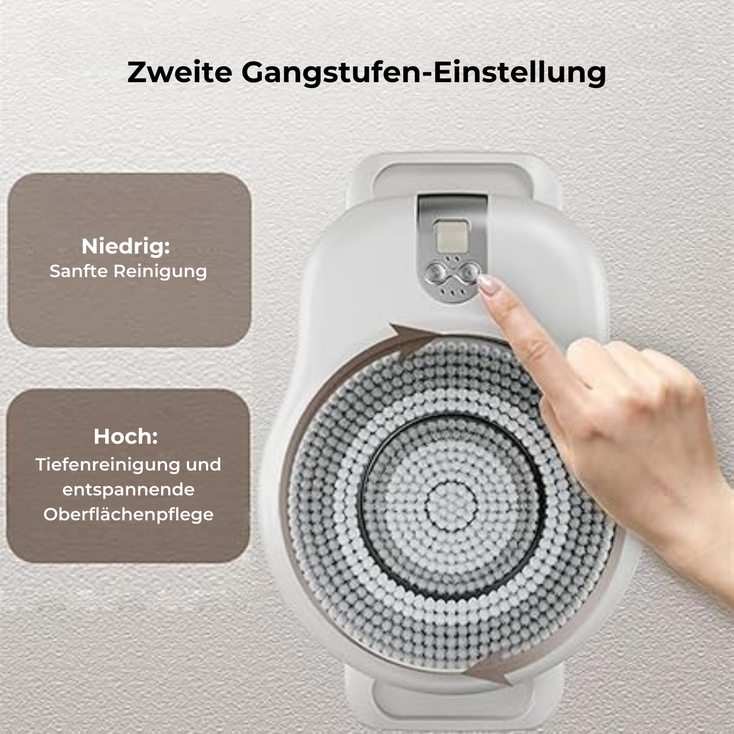Electric Back Scrubber with Soft Brush Head for Deep Cleaning