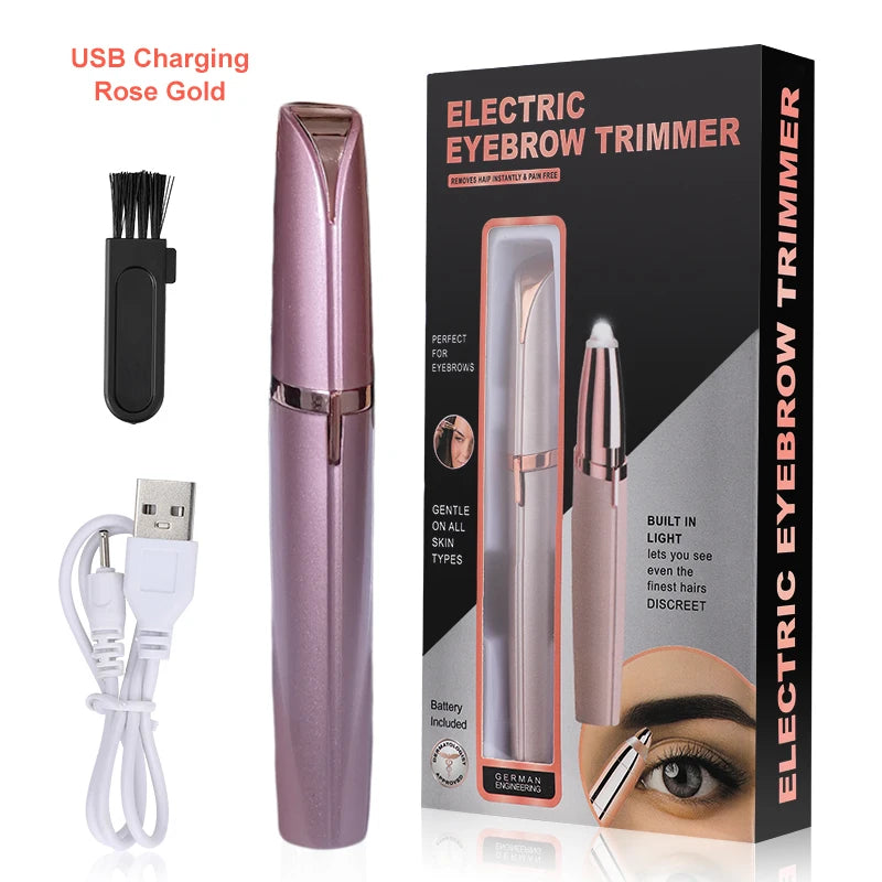 GlamEase™ Precision Eyebrow Epilator for Smooth Brows