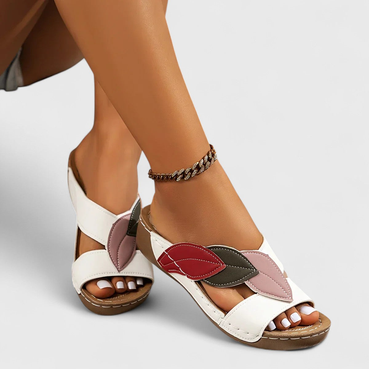 Orthopedic Slip-On Sandals with Elegant Comfort