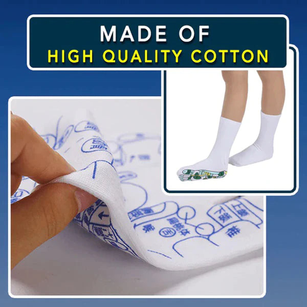Comfort Fit Acupressure Reflexology Massage Socks Set