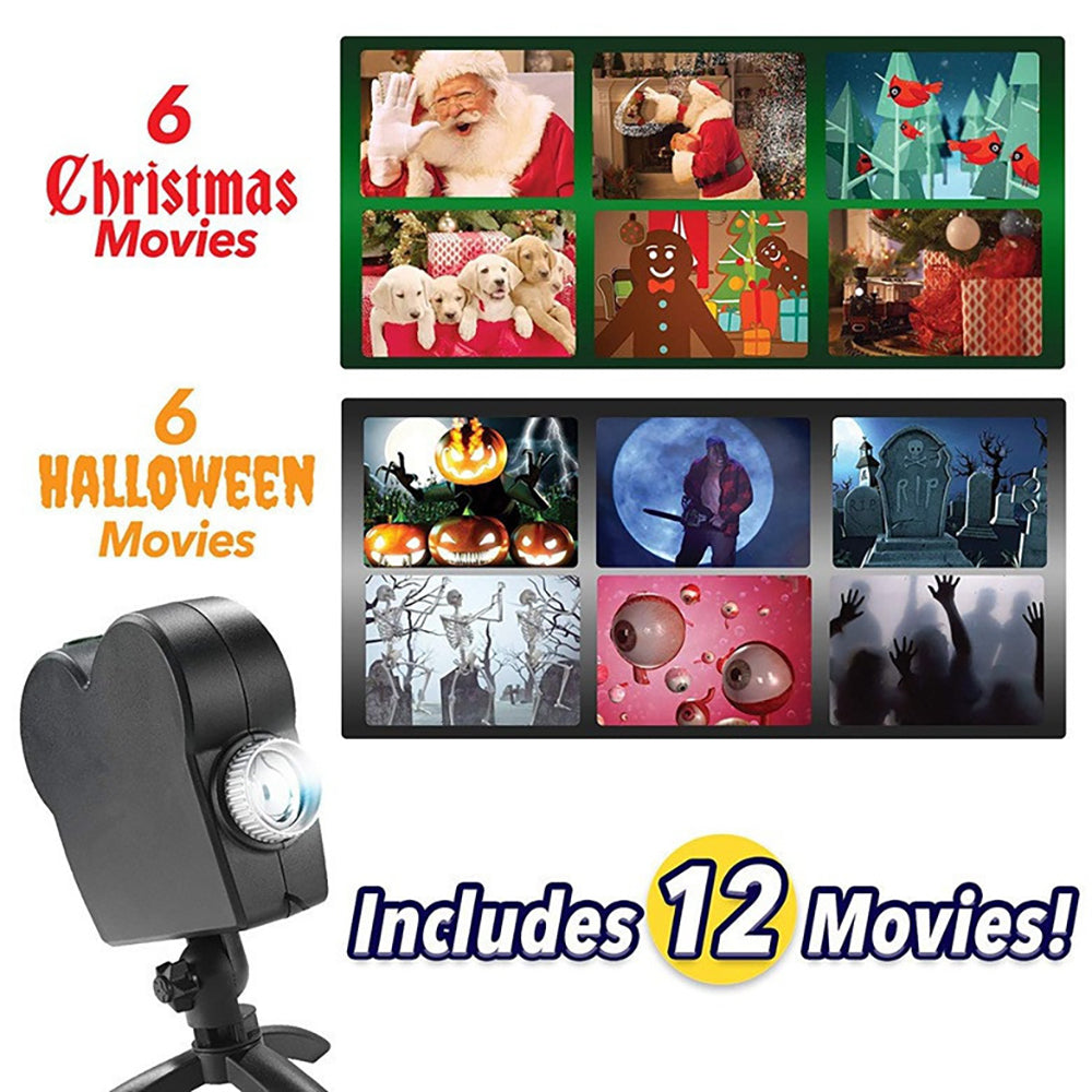 Halloween Spooky Night Light Projector for Festive Decor