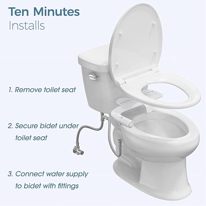 AquaFlow™ - Smart Toilet Flusher with Temperature Control