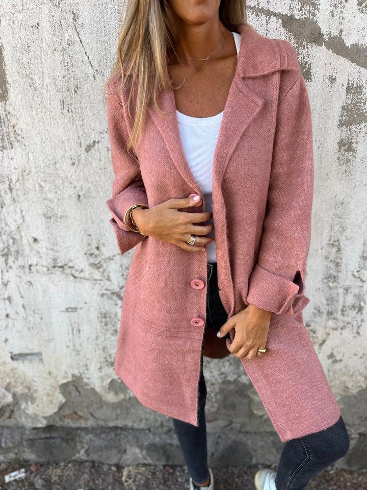Casual Chic Lapel Cardigan with Pockets