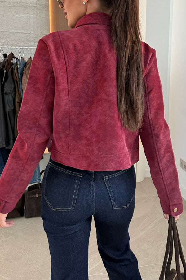 Chic Long-Sleeve Casual Button-Up Jacket