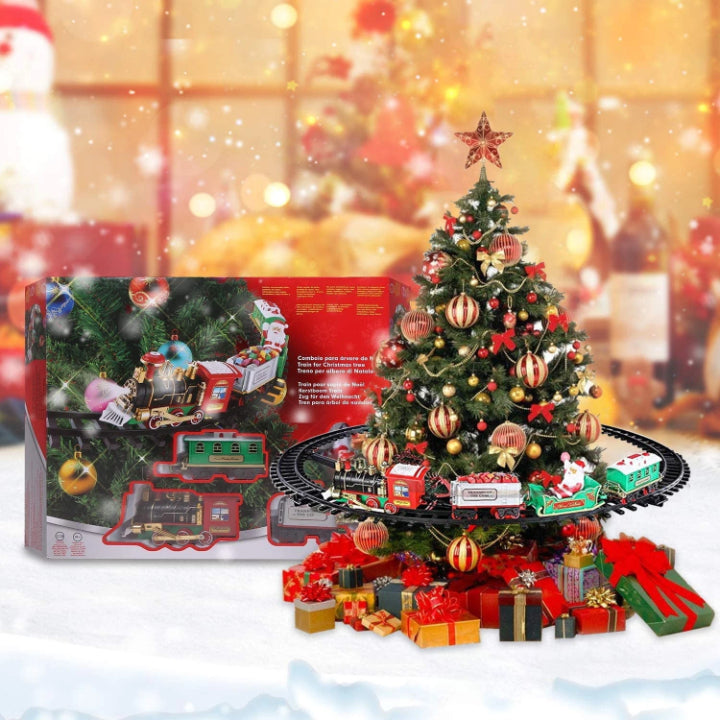 CozyNest™ - Nostalgic Light & Music Christmas Tree Train