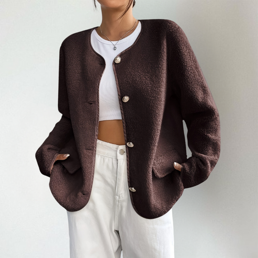 Cozy Knit Open-Front Cardigan Sweater