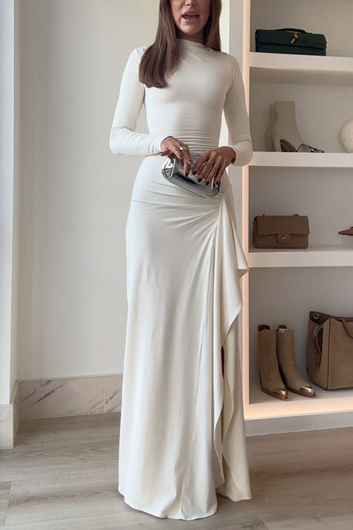 Elegant Flowy Evening Dress