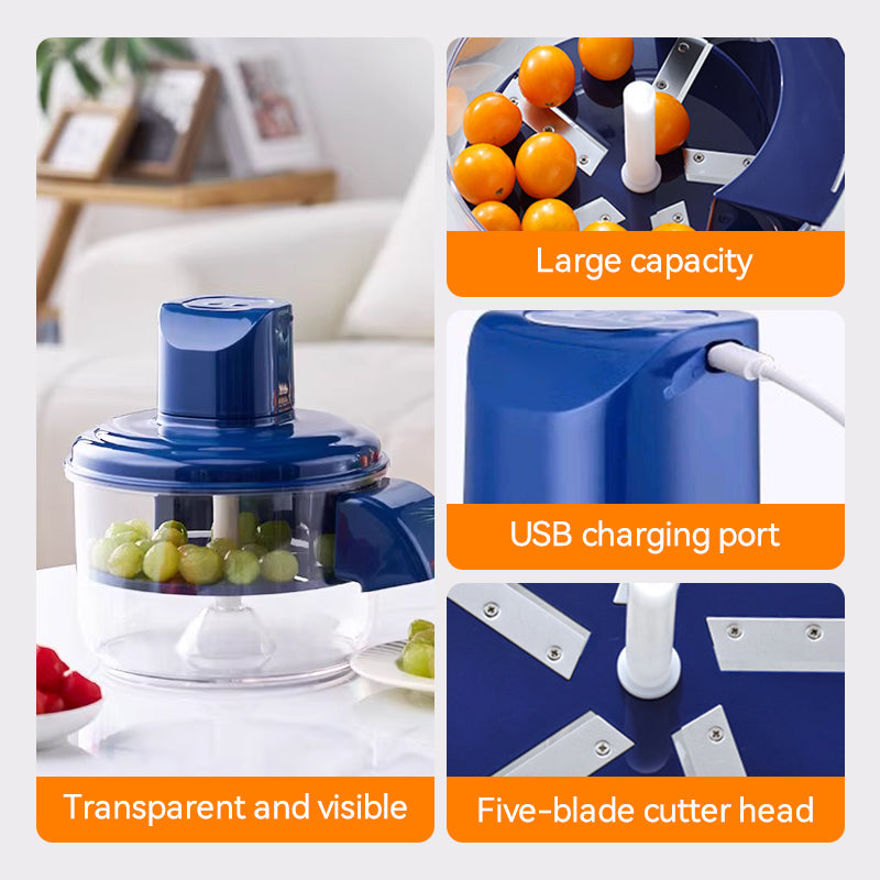 FreshEase™ - Transparent Electric Fruit & Vegetable Peeler