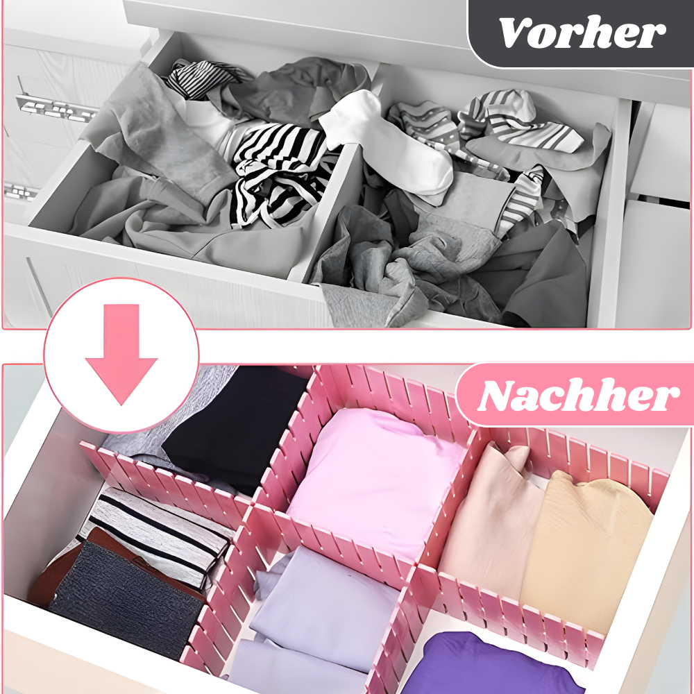 SortiFlex™ - Adjustable Drawer Dividers Organizer