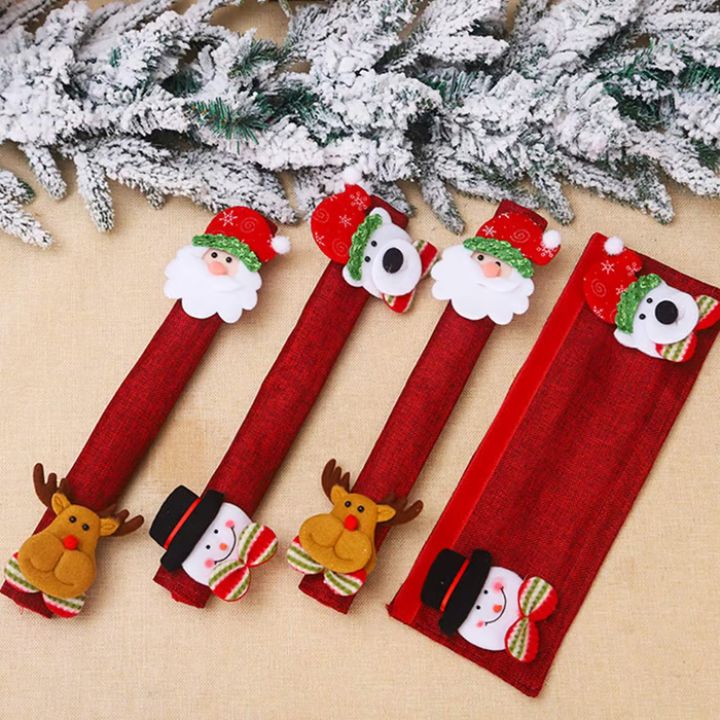 FrostyGrips™ - Holiday Snowman Door Handle Covers