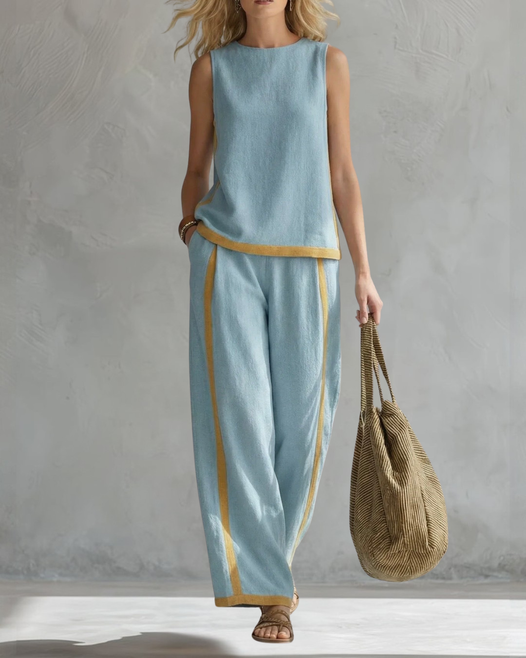 Leila - Chic Two-Piece Outfit Set