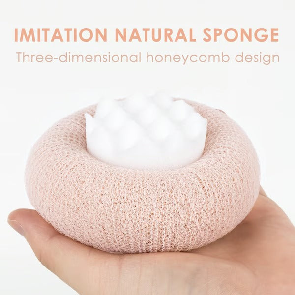 Soft Sunflower Suction Bath Ball for Gentle Cleansing
