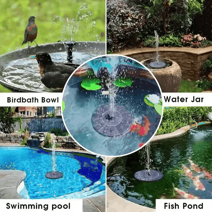 SunLuxe - Instant Solar-Powered Fountain for Effortless Garden Serenity
