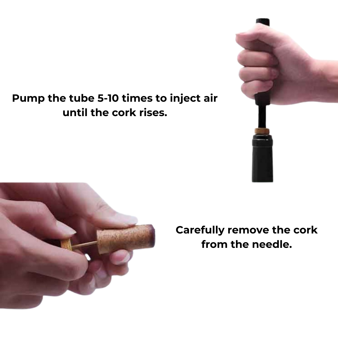 Luxury Air Pressure Wine Opener Elegant Corkscrew for Effortless Pouring