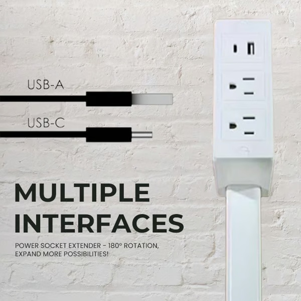 PowerNest™ - Magnetic Power Strip for Flexible Charging