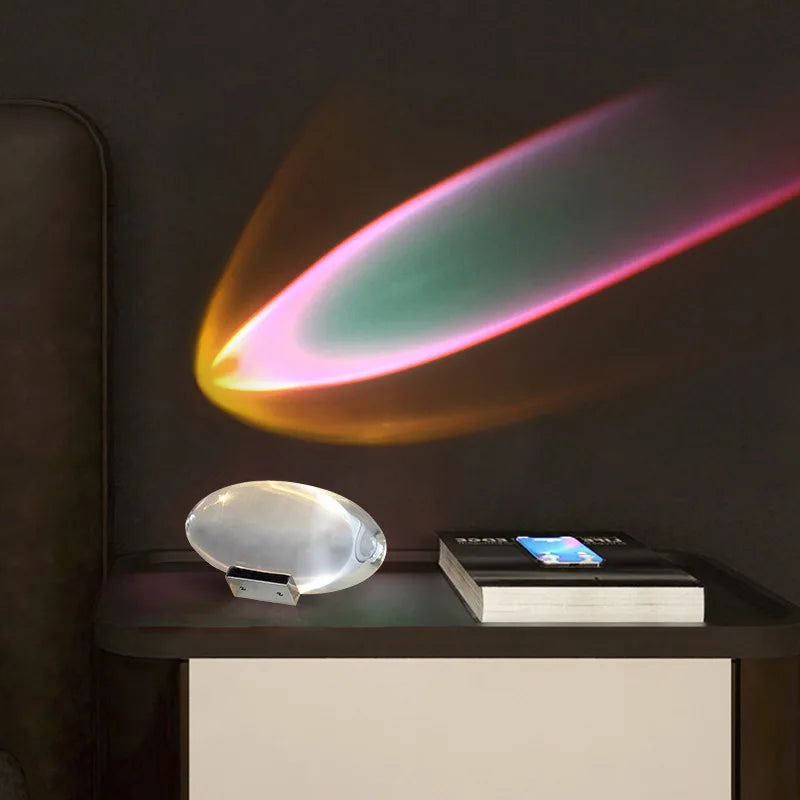Crystal Gem Night Lamp for Ambient Bedroom Glow