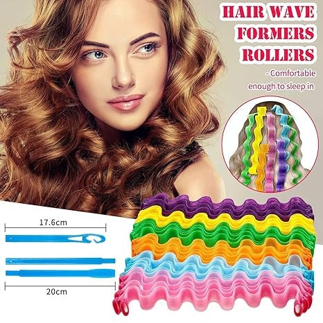 CurlSerene™ - Heatless Spiral Hair Ribbons Set