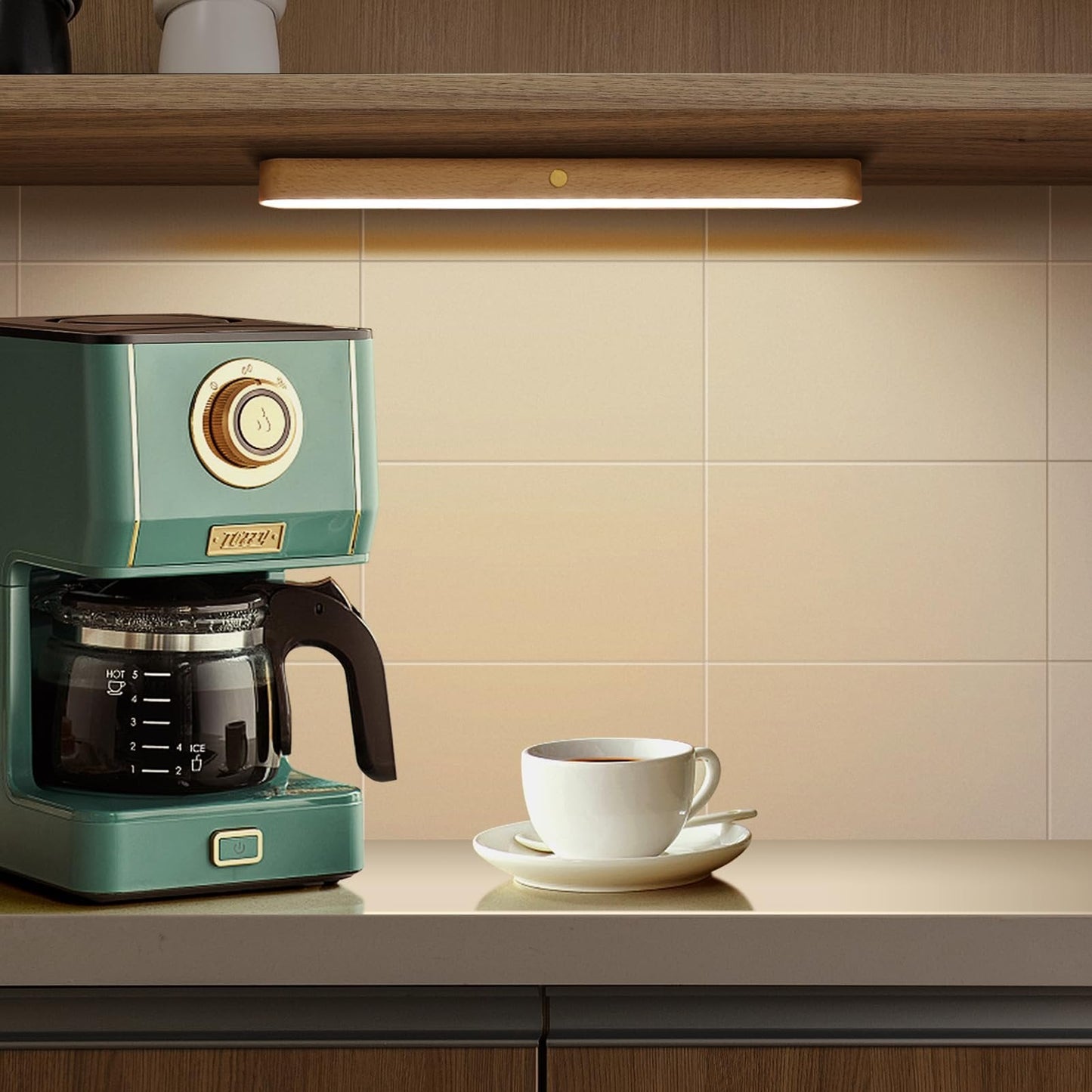 LumaWood - Effortless Magnetic Lamp with Soft Natural Light Anywhere