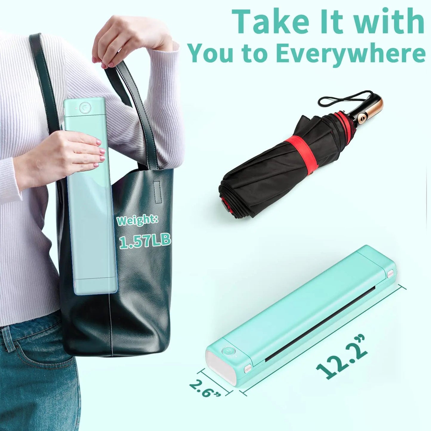 PrintEase™ - Portable Thermal Receipt Printer