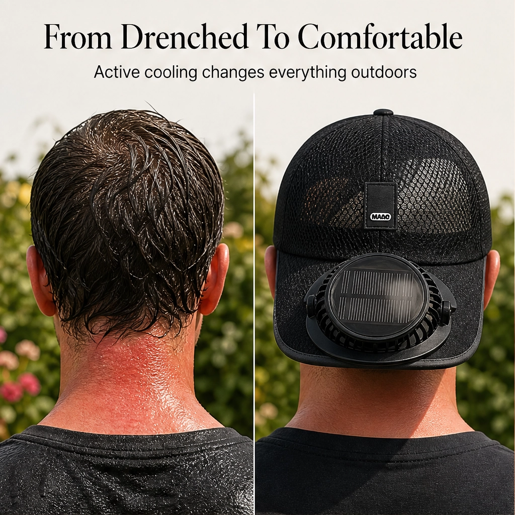 BreezeGuard - Stay Cool and Protected Hands-Free in the Sun