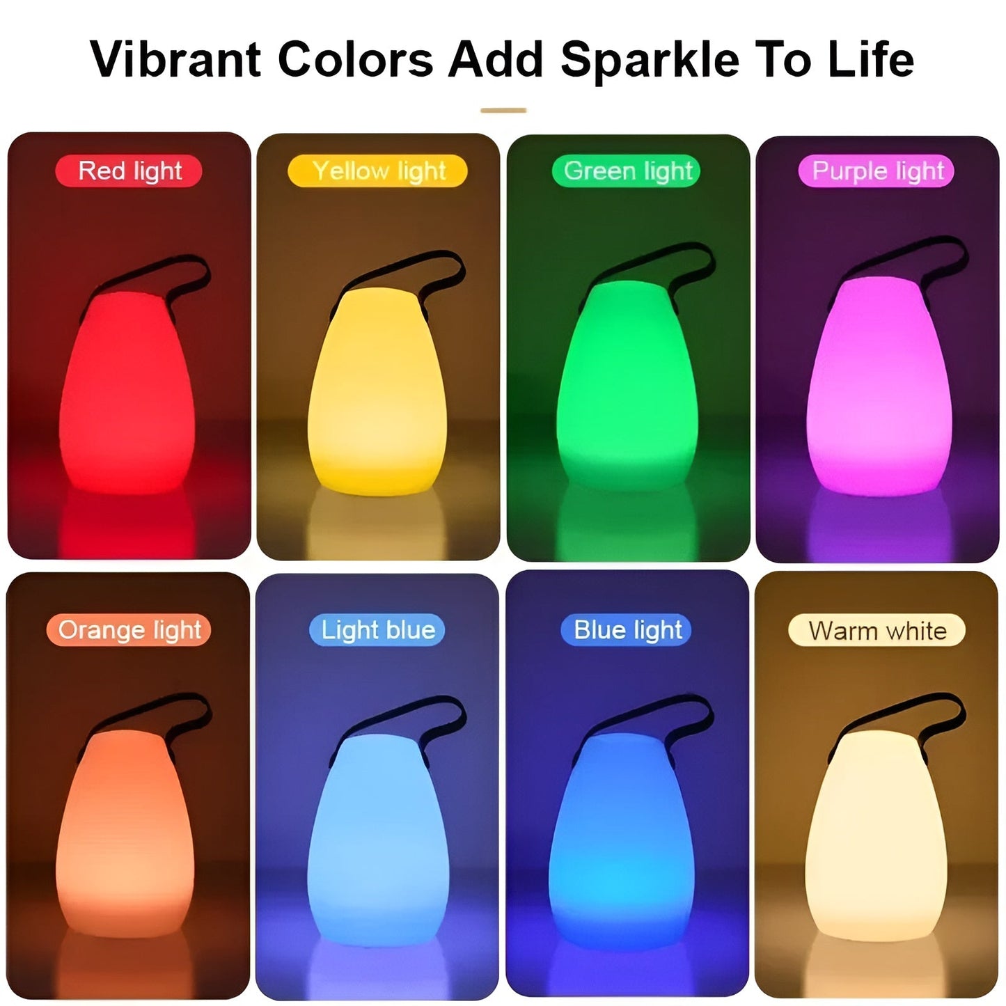 Waterproof Wireless LED Table Lamp for Indoor and Outdoor Use