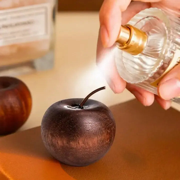 AromaApple™ - Handcrafted Wooden Essential Oil Diffuser Set