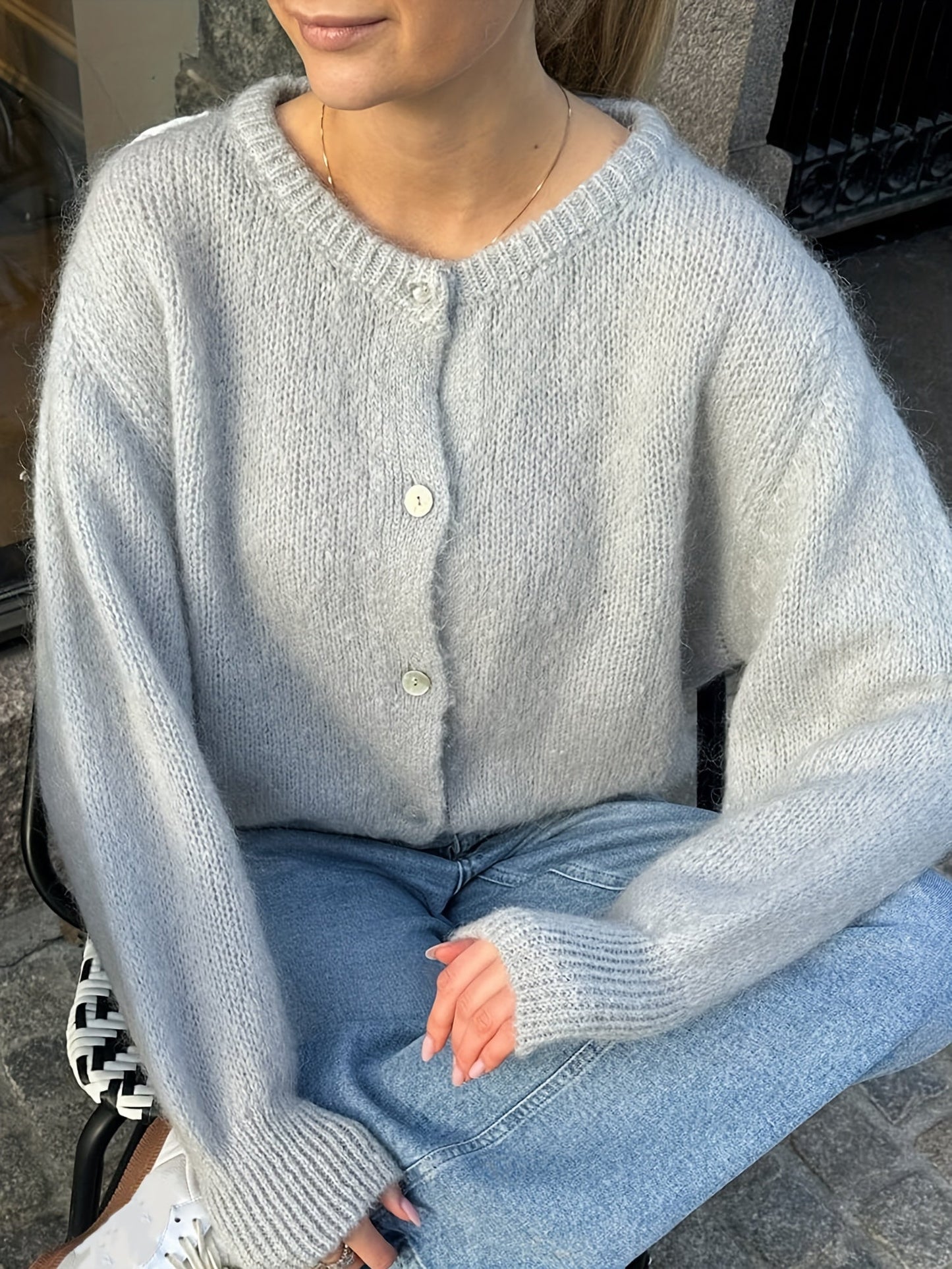 Soft Cashmere Knit Cardigan