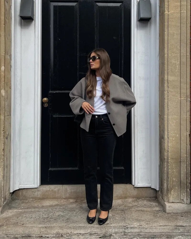 Cozy Wool Blend Winter Coat