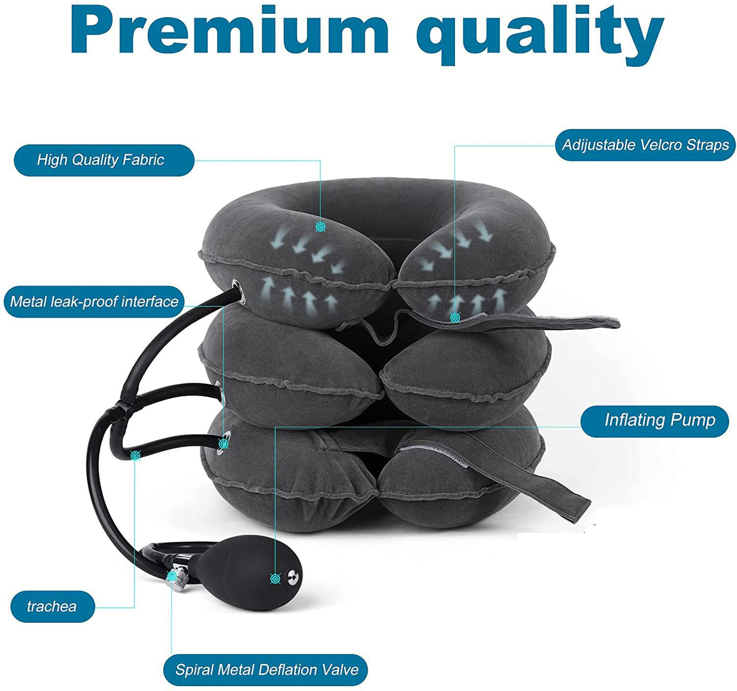 SpineEase™ - Inflatable Cervical Neck Traction Pillow