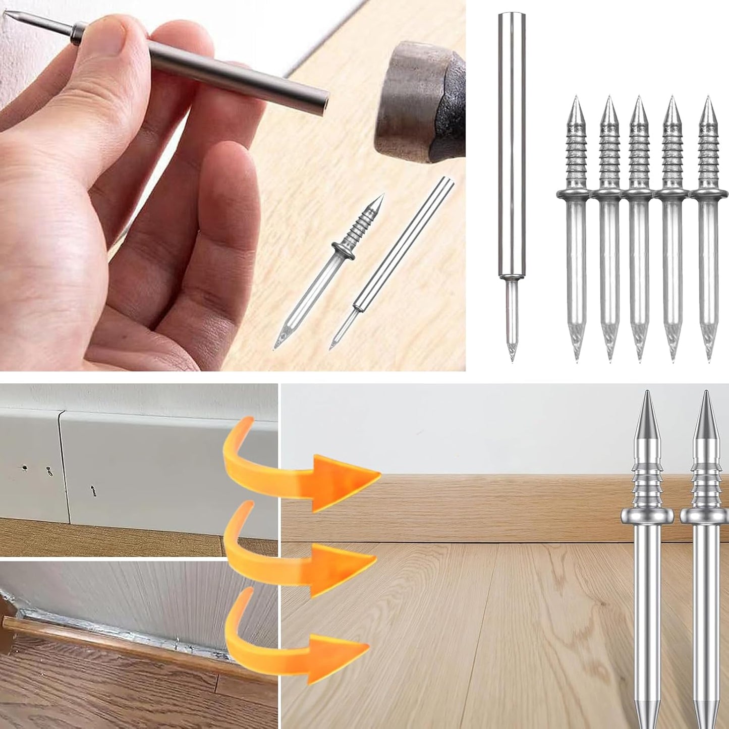 Double Head Base Pin™ - Easy Wire Fastening for Quick Assembly
