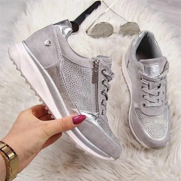 Comfortable Orthopedic Zip-Up Sneakers