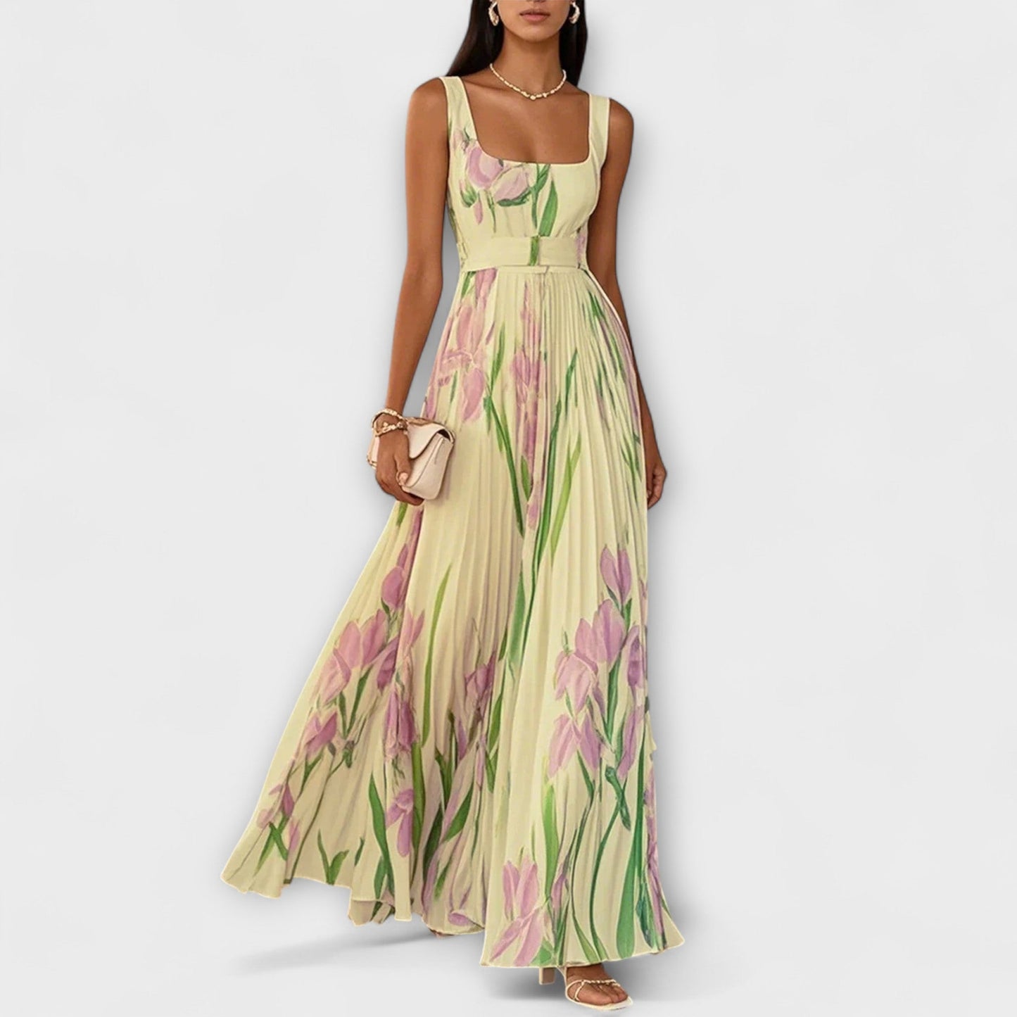 Flowy Chiffon Maxi Dress
