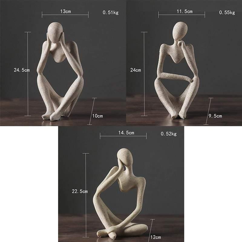 Modern Abstract Atacama Sculpture for Home Decor