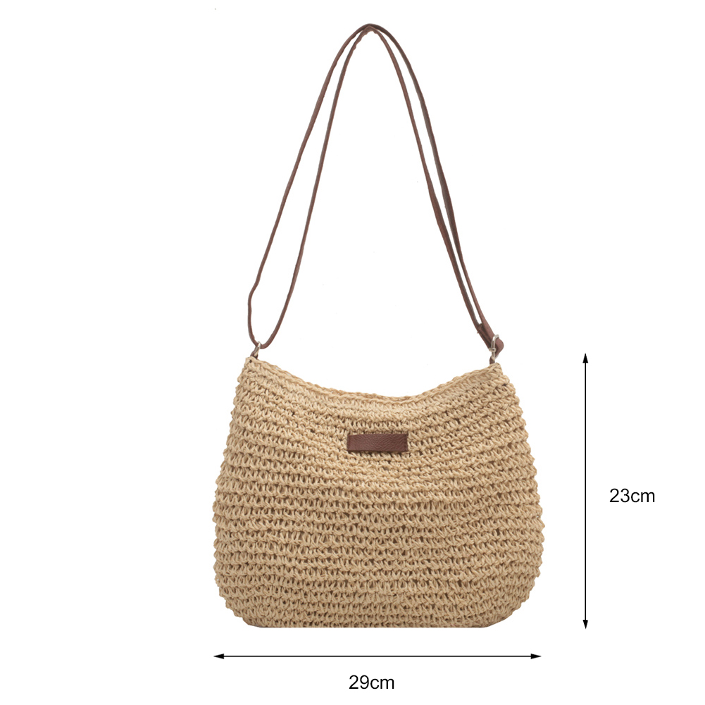 Vintage Crochet Boho Hobo Bag