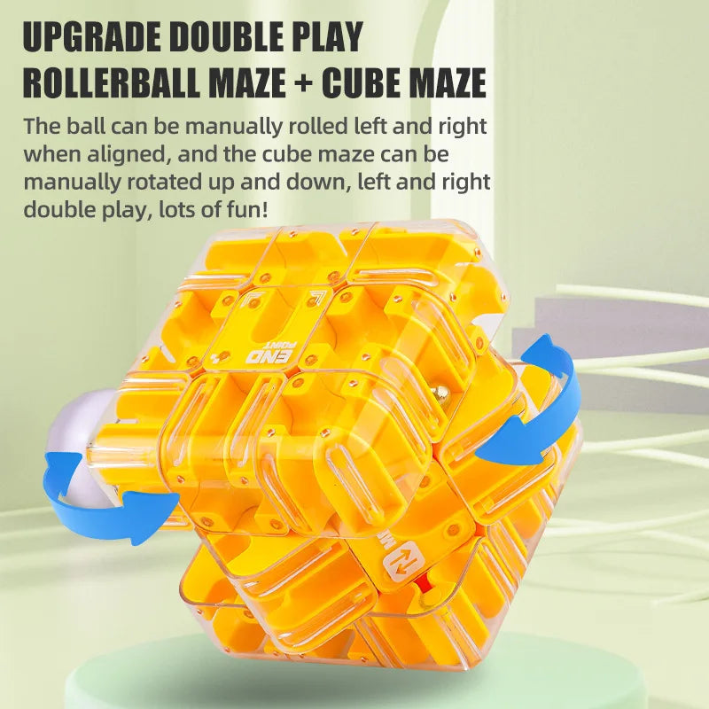 MazeMaster™ - 3D Puzzle Cube Brain Teaser