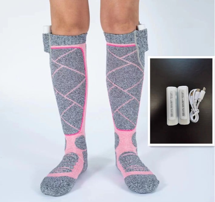 Nolan™ - Rechargeable Heated Socks for All-Day Warmth