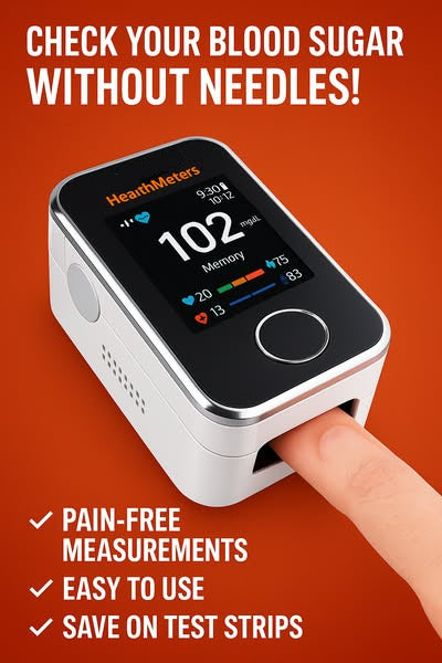 GlucoSnap™ - Painless Blood Sugar Monitor for Easy Testing