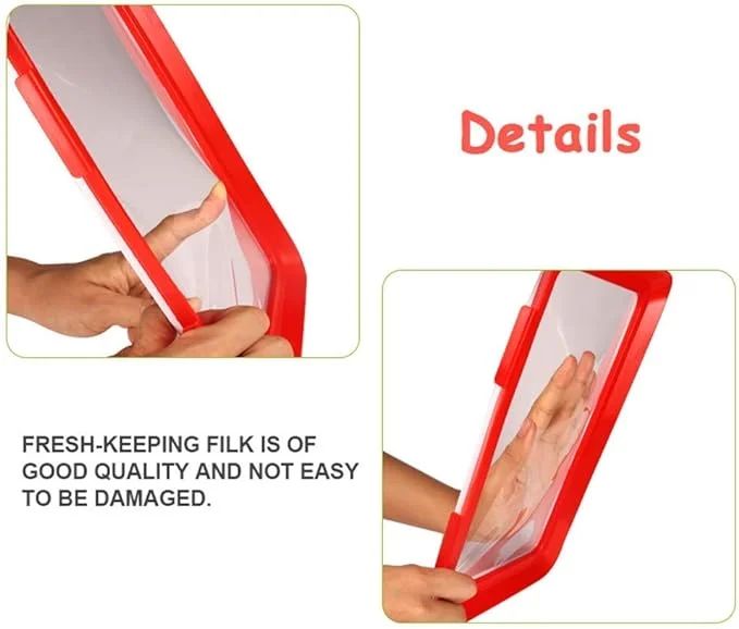 Reusable Airtight Food Storage Tray - Eco-Friendly Vacuum Seal Container