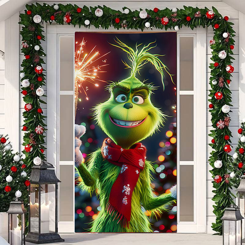 LusailStore™ - Festive Christmas Door Sticker Decor