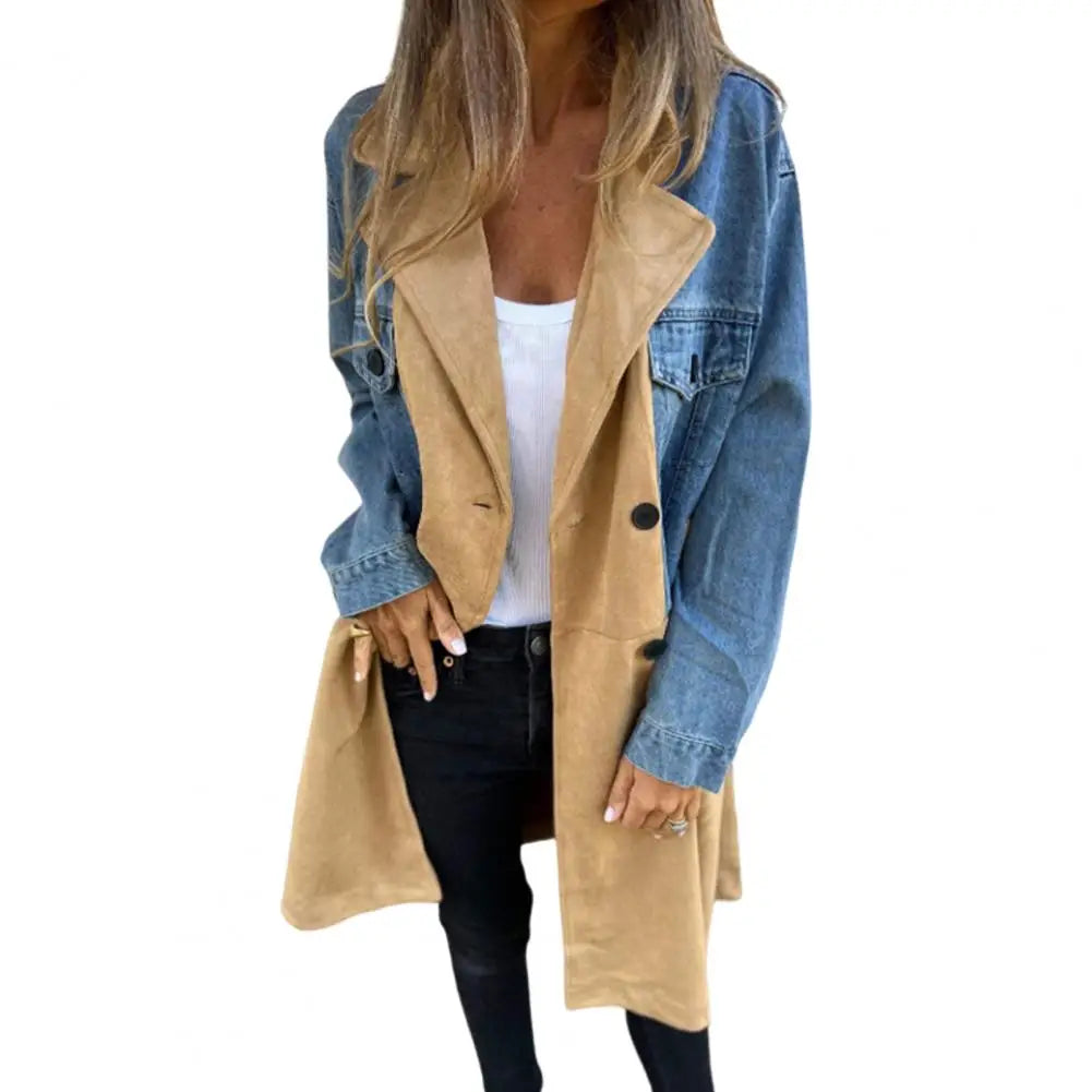 Chic Double-Breasted Mid-Length Winter Coat for Women