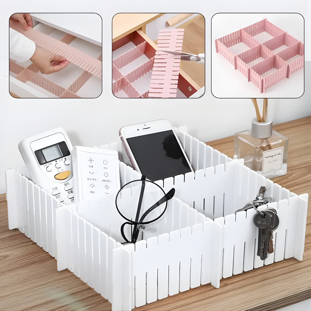 SortiFlex™ - Adjustable Drawer Dividers Organizer