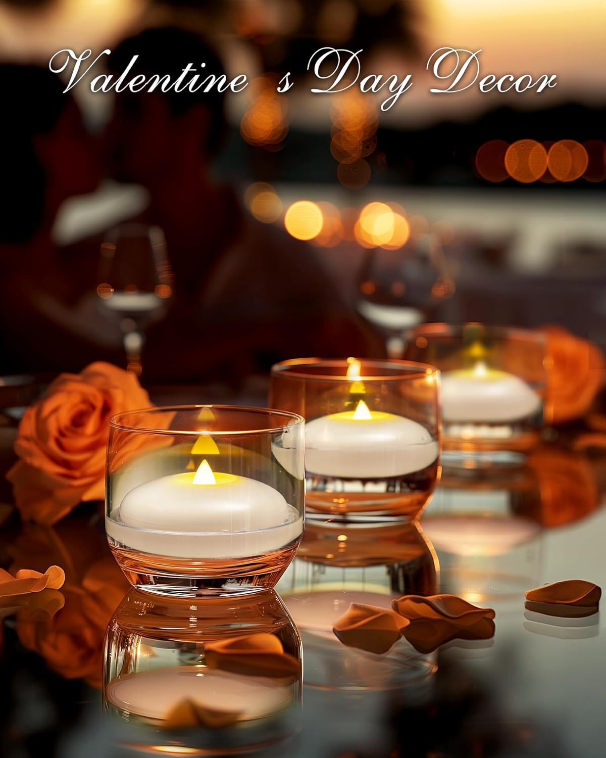 LumiGlow™ - Waterproof LED Floating Candles for Wedding Decor