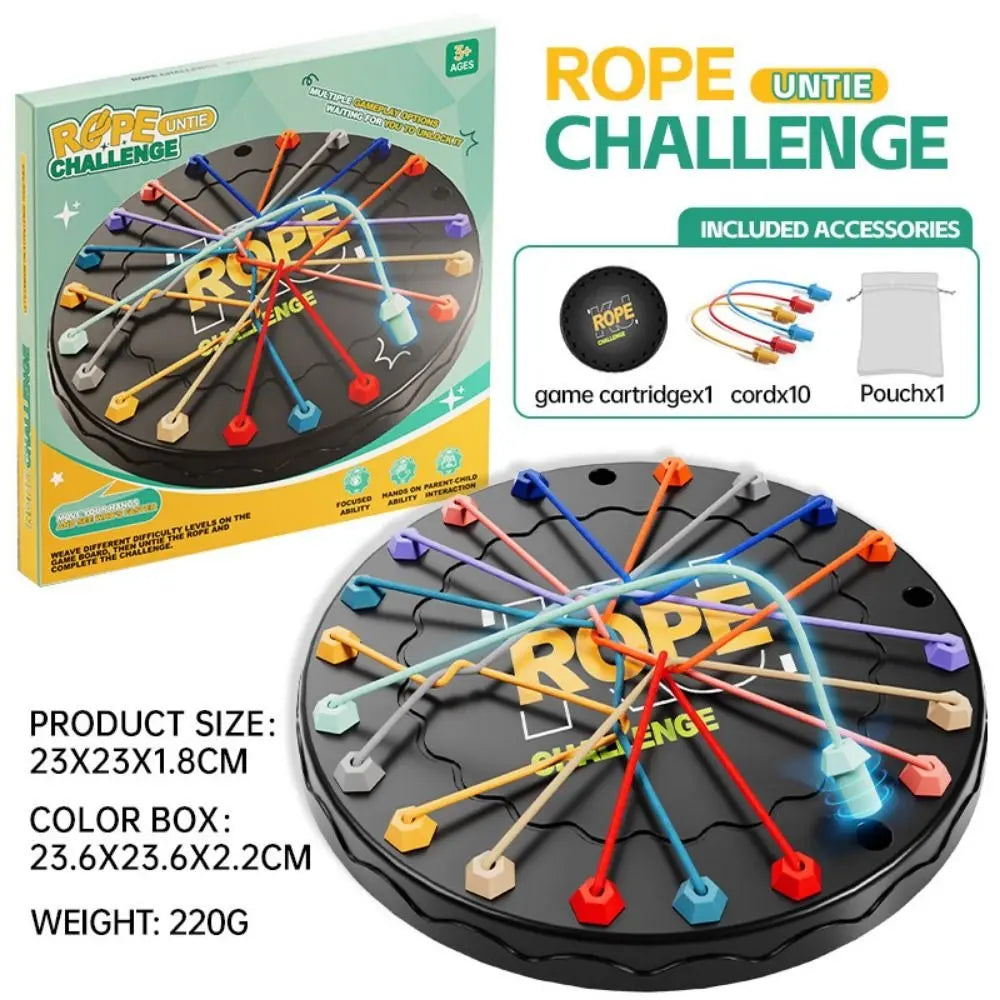 BrainFun™ - Tricky Rope Winding Puzzle Game for Mind Challenge