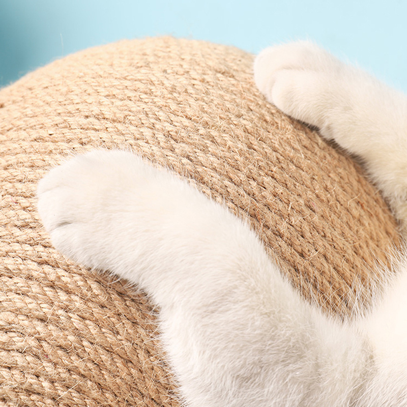 Interactive Rotatable Cat Scratch Ball for Active Play and Fitness