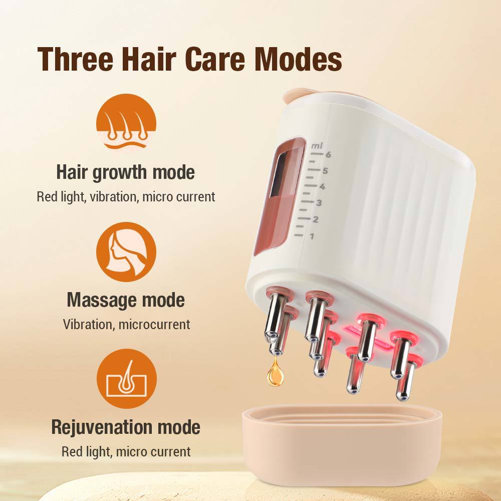 Electric Scalp Massager with Hair Growth Therapy and Vibration