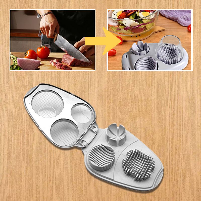 EggMaster™ - 3-in-1 Multifunctional Egg Slicer and Slicer Tool