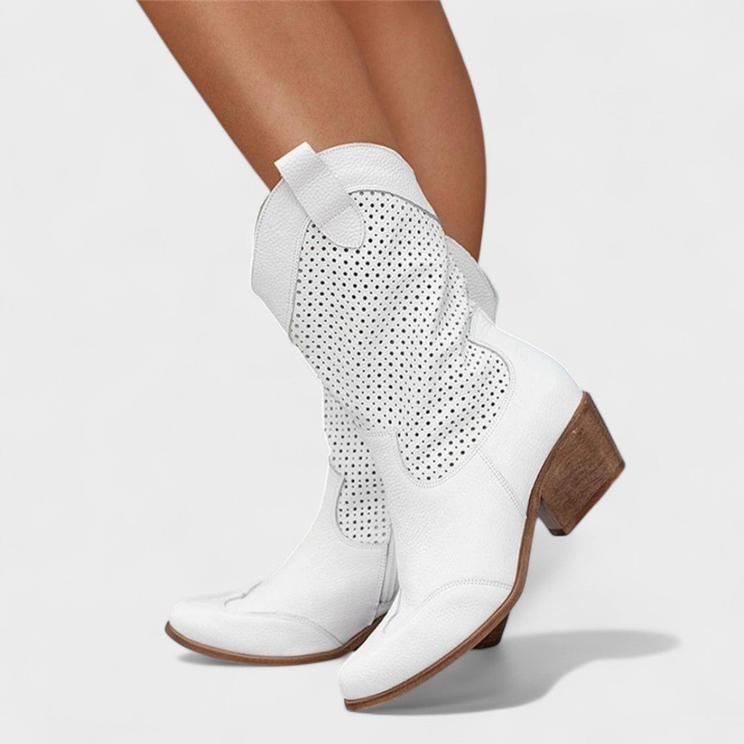 Stylish Western Leather Boots